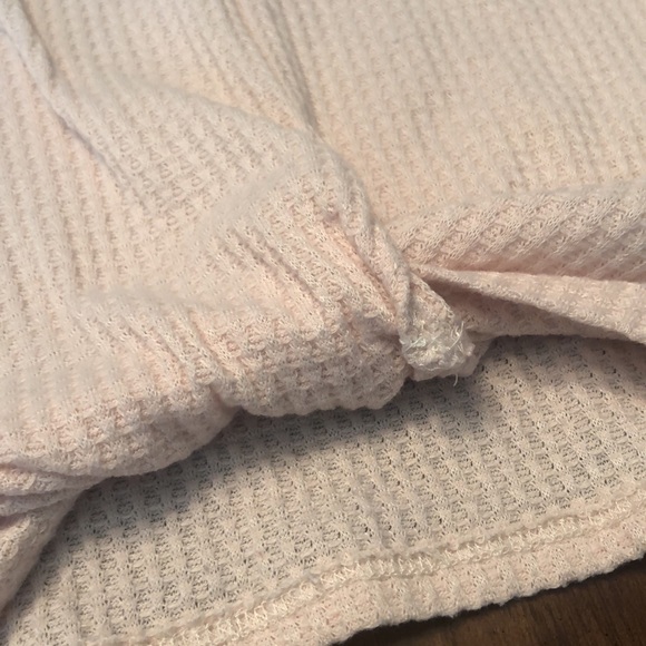 Peach waffle knit top - Picture 4 of 5